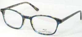 Wills By William Morris 83 C3 Blue Green Pattern Eyeglasses Glasses 48-18-140mm - $79.20