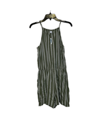 Old Navy Romper Size Small Green Striped Womens Sleeveless New With Tags - $18.53