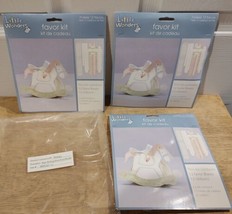 3 Pkgs (36) Rocking Horse Favor Kits White Ribbon Baby Shower - NEW, Sealed pkgs - £11.39 GBP