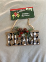 PEACE Christmas Ornament - $10.00
