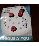 CROCS CHARMS JIBBITZ Shoe Charm Vacation Pack New With Tags 4 pieces - $113.09 MXN