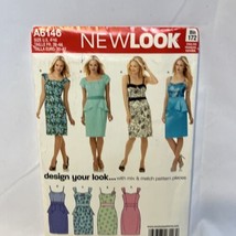 New Look A6146 Ladies Cute Fitted Or Peplum Style Sundress Pattern 4-16 - £9.01 GBP