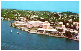 The Princess Hotel facing Hamilton Harbour  Bermuda Postcard - £5.49 GBP