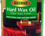 Briwax Hard Wax Oil Clear Satin Finish. Solvent-Based / Oil Based, 2.5 L... - $126.00