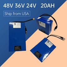 24V 36V 48V 20Ah Lithium Li-ion Ebike Batteries Electric Bicycle Charger... - £132.90 GBP+
