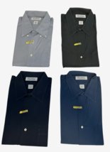 Brooks Brothers Shirt Adult 17.5-34 Lot of (4) All Cotton Shades of Blue... - $85.49