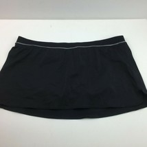 Lands End Womens 18 Black Swimsuit Bottoms Swim Skirt Skort Summer - £19.97 GBP