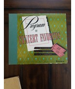 Firestone Program of Concert Favorites #28 Philharmonic LPs - $369.42 MXN