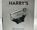 Harry&#39;s Razor Blade 12X Cartridges 5 German Blades Hinged For Smooth Eve... - $18.80