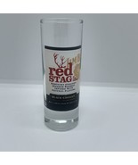 Jim Beam Red Stag Shot Glass Kentucky Straight Bourbon Whiskey Deer - $157.05 MXN