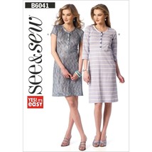 Butterick See and Sew Sewing Pattern 6041 Dress Misses Size XS-XXL - $6.17