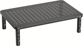 Monitor Stand, Monitor Stand Riser 3 Height Adjustable, Monitor Riser, Printer - £34.36 GBP