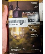 Feit Electric S14/822/FILED/4  1W 2200K 70 Lumens S14 String LED Light Bulb - $213.22 MXN