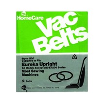 HomeCare Style 1100 Eureka Upright Vac Belts &amp; Sewing Machines 2 PKGS 4 Belt NEW - £7.55 GBP