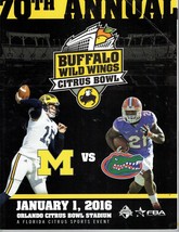 2016 Citrus Bowl Game Program Michigan Wolverines Florida Gators RARE VHTF - £64.64 GBP
