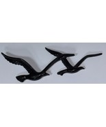 Vtg Homco Black Flying Birds Wall Hanging MCM Decor REtro - $15.57