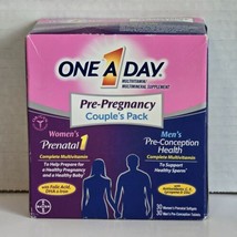 One A Day Pre-Pregnancy Multivitamin Supplement Couple&#39;s Pack expires 09... - £7.89 GBP