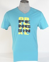 Penguin Original Signature Blue V Neck Short Sleeve Tee T Shirt Mens NWT - $34.99