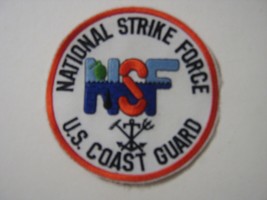 Uscg Patch - U.S. Coast Guard National Strike Force (Nsf) Full COLOR:KY23-1 - £8.30 GBP