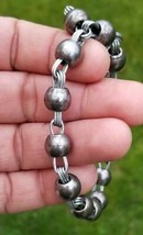 Sarbloh solid beads pure iron meditation praying hindu sikh simarna bracelet q9 - £15.46 GBP