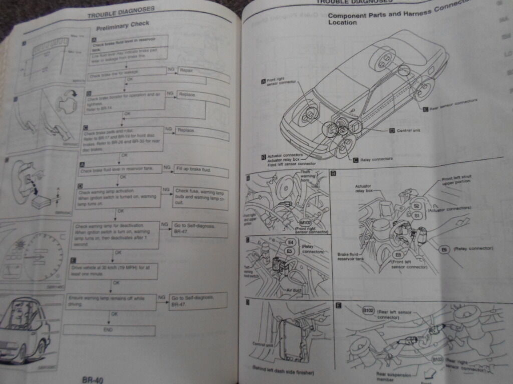 1996 Nissan Stanza Altima Service Réparation Atelier Manuel Set Usine OEM Livres Item image 8