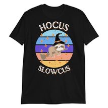 PersonalizedBee Hocus Slowcus Cute Halloween Sloth T-Shirt Funny Sarcastic Costu - $19.55+