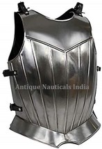 Fluted Gothic Breastplate Medieval Armour Larp SCA Fantasy Cosplay Costume - £145.67 GBP