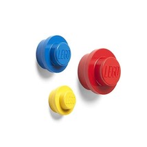 LEGO Wall Hanger Set (Yellow, Bright Blue, Red), Small, Medium and Large  - $40.00