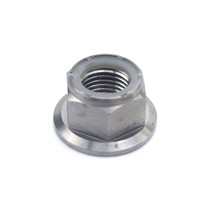 TITANIUM M12 X 1.25mm NYLON FLANG NUT KAWASAKI KX WHEEL HUB SUSPENSION  ... - £10.92 GBP