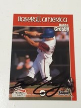 Bubba Crosby Los Angeles Dodgers 1999 Team Best Autograph Card #28 READ DESCRIP - £3.94 GBP
