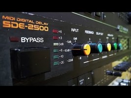 Roland SDE-2500 Digital Delay Processor Midi Rack Unit Original Owner&#39;s ... - $19.79