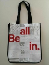 2 x New LULULEMON White Red BE ALL IN Reusable Shopping Gym Lunch Bag Large - £11.35 GBP