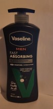 Vaseline Men Fast Absorbing 3 In 1 Body Face &amp; Hand Lotion - 20.3 fl oz   - £11.48 GBP