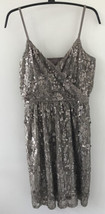 Express Gray Sequined Formal Dress Small - £785.60 GBP