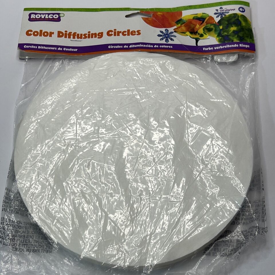 Roylco Color Diffusing Circles 100 Pack 9&quot; - $10.57