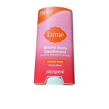 Lume Whole Body Deodorant - Smooth Solid Stick - Peony Rose - 72Hr No Al... - £13.07 GBP