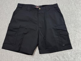 TRU-SPEC Shorts Mens 40 Black Ripstop Cargo Tactical 9 Inch Inseam Utili... - $24.74