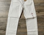 Levi&#39;s Wedgie Straight Leg High Rise White Denim Short Jeans Choose Size... - $29.99