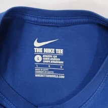 The Nike Tee CBF Brazil Futbol Soccer Team Youth Blue Cotton T-Shirt Size Large image 3