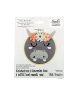 Needle Creations 4 Inch Felt Embroidery Hoop Kit Hippo - $9.61 CAD