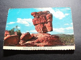 Balanced Rock, Garden of the Gods, Colorado Springs, Colorado - 1978 Postcard. - £6.30 GBP