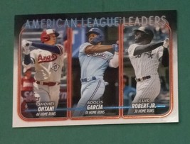 2024 Topps American League Home Run Leaders #179 Ohtani , Adolis Garcia - $2.00