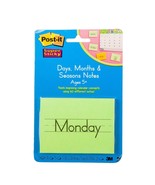 Post-It Days Months Seasons Notes New Calendar Super Sticky Homeschool T... - £6.11 GBP