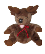 Disney The Santa Clause Comet Reindeer Christmas Plush Vintage red neck ... - $376.14 MXN