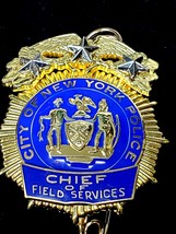 New York NYPD Chief of Field Services - £39.74 GBP