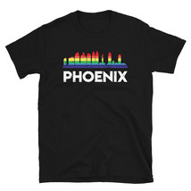 LGBT Flag Rainbow Shirt LGBT Phoenix City Pride T-shirt - £16.11 GBP