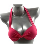 Salt Cove Bikini Swimsuit Top Size XS Pink Underwire Push-up Halter NEW - $19.80