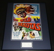 Coleen Gray Signed Framed 16x20 The Wild Dakotas Poster Display - £118.69 GBP
