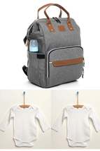 Luxus Stain Resistant Waterproof Thermal Compartment Mother Baby Care Backpack A - £65.78 GBP