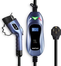 Mustart Level 2 Portable Plugin EV Charger with NEMA 14-50P 40A 240V 25ft Cable - £179.07 GBP